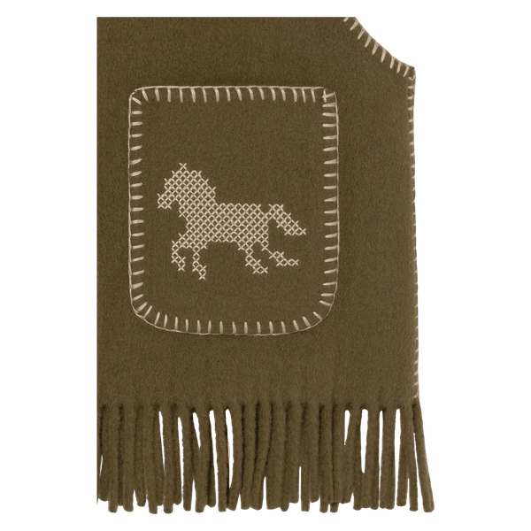 Tiny Big Sister Horses Embroidered Vest