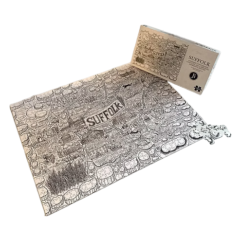 James Illustrates Suffolk Hand Drawn Puzzle