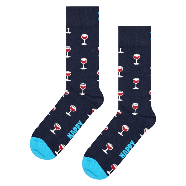 Happy Socks Glass Of Wine Socks