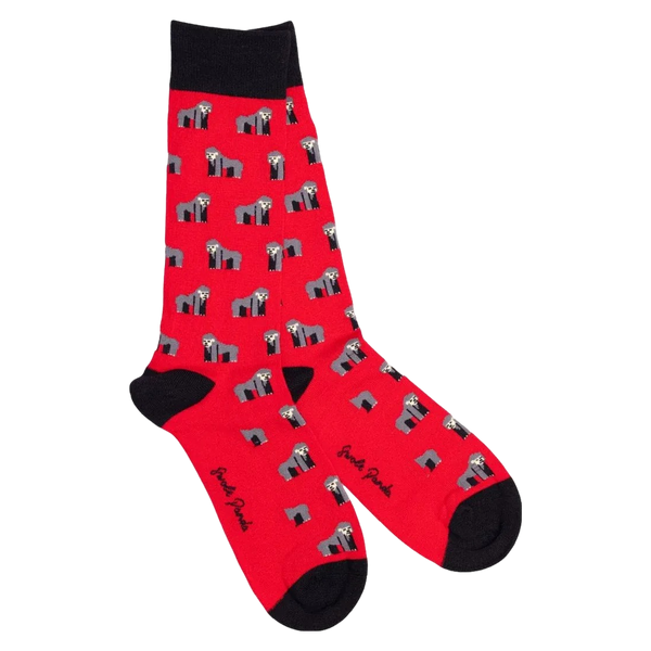 Swole Panda Bamboo Socks - Gorillas