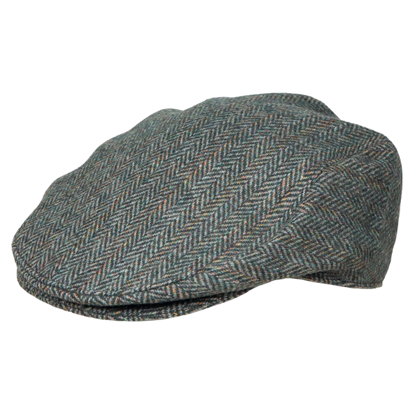 Dents Herringbone Tweed Cap