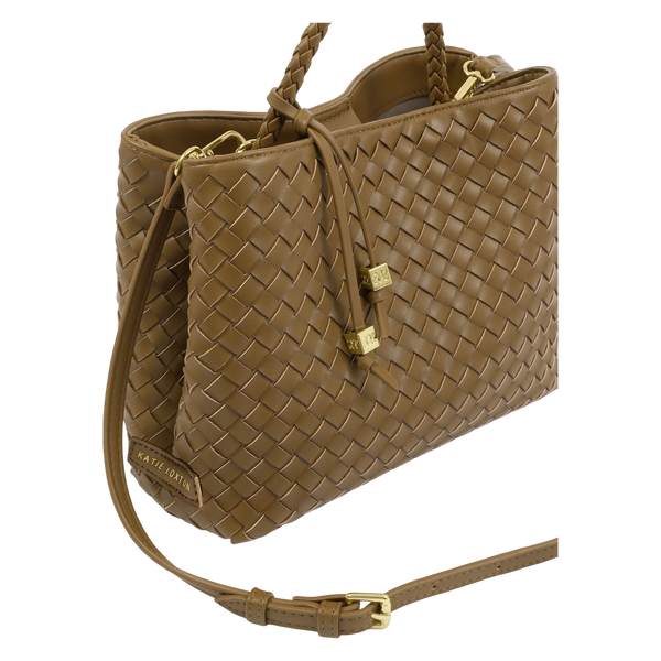 Nova Hand Woven Top Handle Bag
