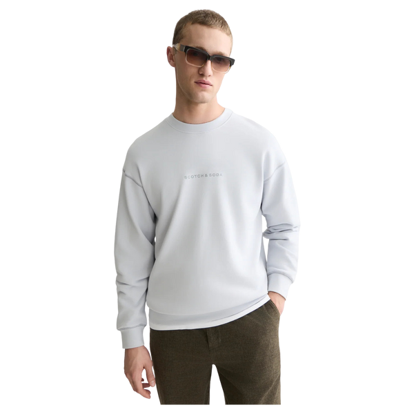 Scotch & Soda Core Front Chest Artwork Relaxed Fit Sweatshirt