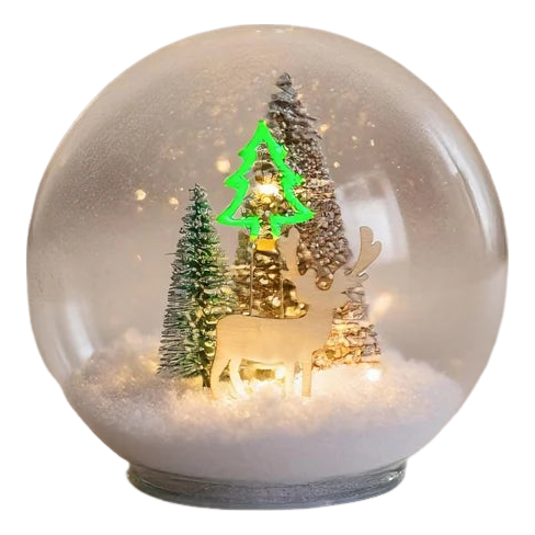 Steepletone Christmas LED Snow Globe