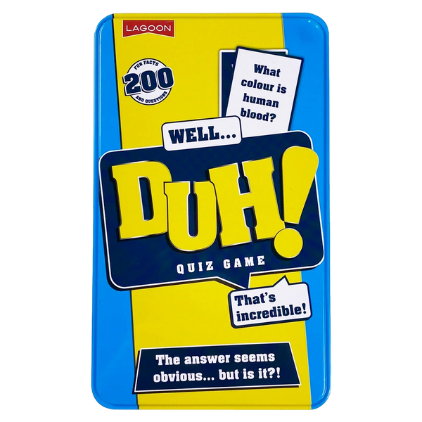 Well Duh! Quiz Game Tin