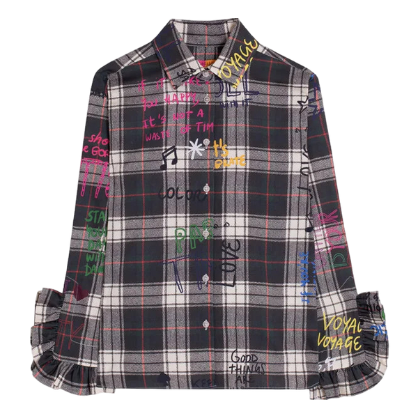 Vilagallo Volantes Graffiti Shirt
