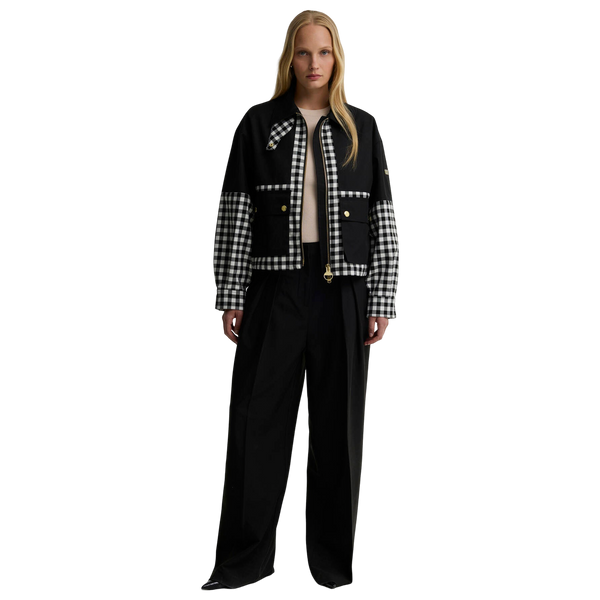 Barbour International Gabriette Check Showerproof Jacket
