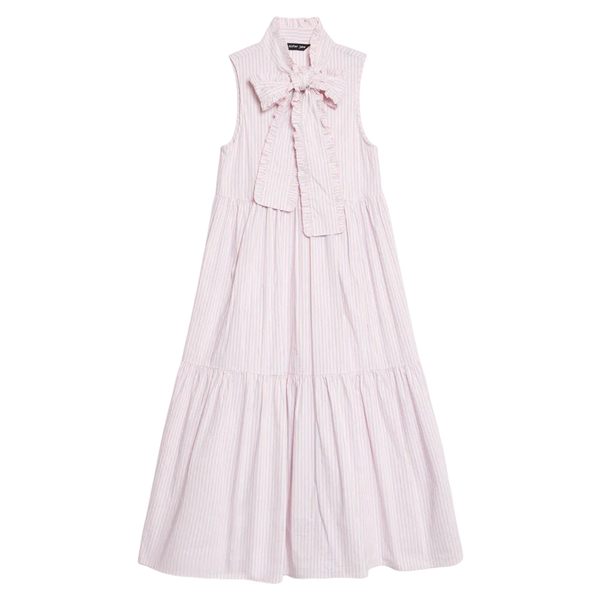 Sister Jane Wave Stripe Bow Maxi Dress