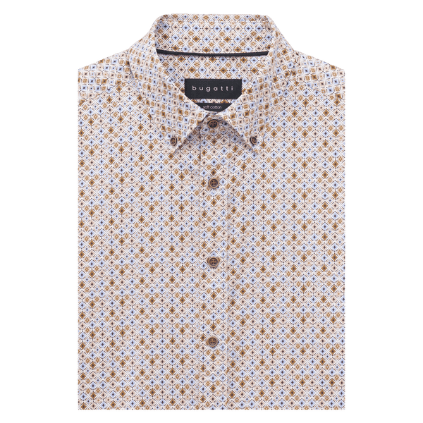 Diamond Print Long Sleeve Shirt