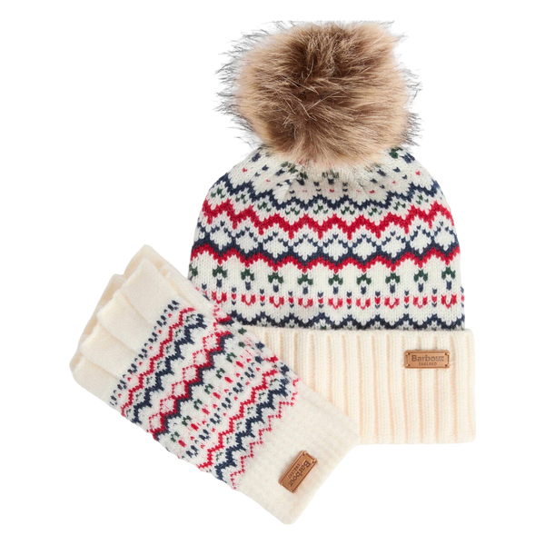 Barbour Holly Beanie & Gloves Gift Set