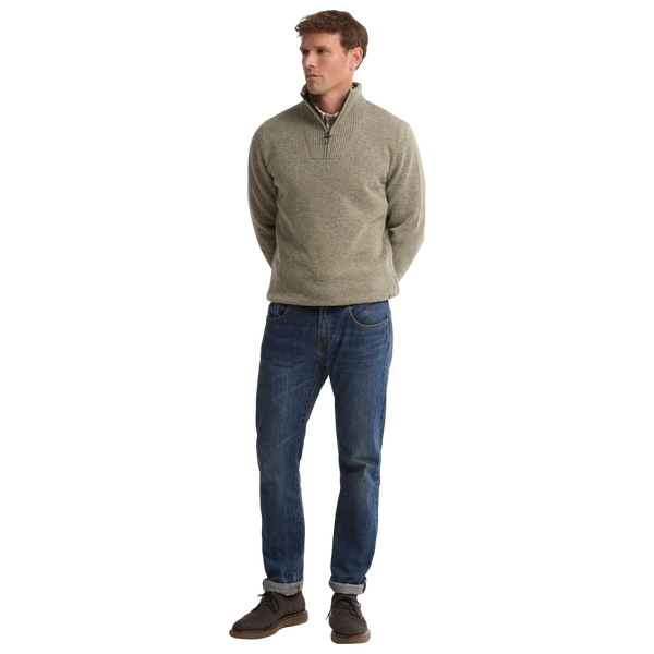 Barbour Nelson Essential Half Zip Knitted Jumper