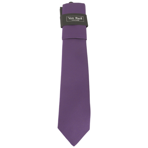 Van Buck Poly Jacquard Extra Long Tie and Hankie Set