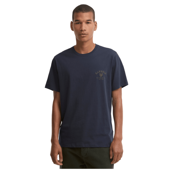 Barbour Tartan Tailored Crest Logo T-shirt