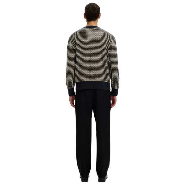 Selected Darrell Long Sleeve Structure Crew Neck