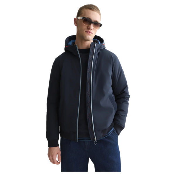 Scotch & Soda Hooded Soft Shell Padded Jacket