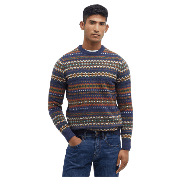 Barbour Case Fairisle Crew Neck Sweater