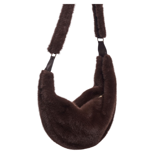 Rino & Pelle Nayla Faux Fur Crossbody Bag
