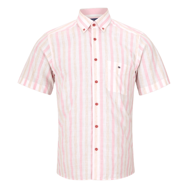 DG's Drifter Candy Striped Short Sleeve Shirt