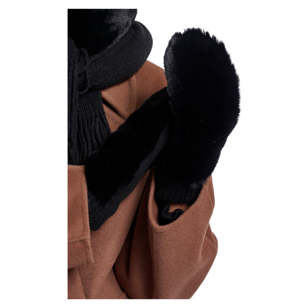 Rino & Pelle Oxo Faux Fur Gloves