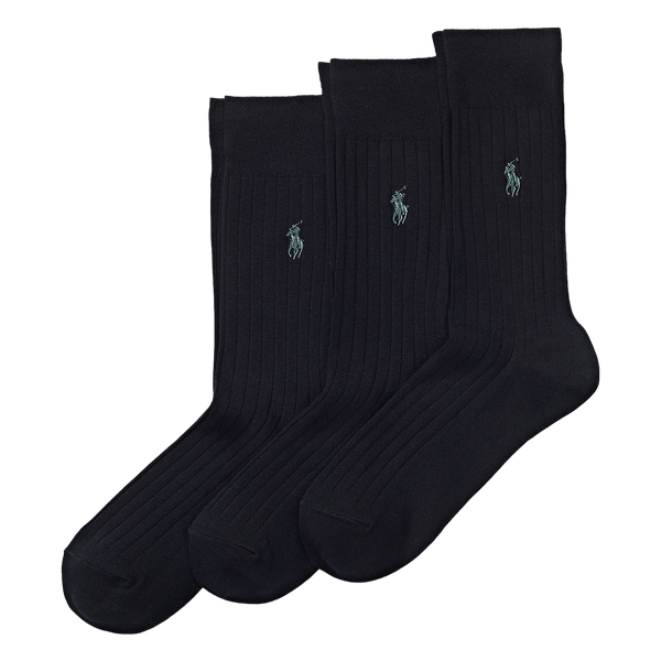 Polo Ralph Lauren Egypt Rib Crew Socks 3 Pack