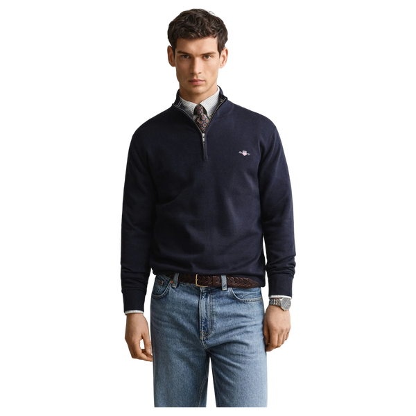 GANT Classic Cotton Half Zip Sweater