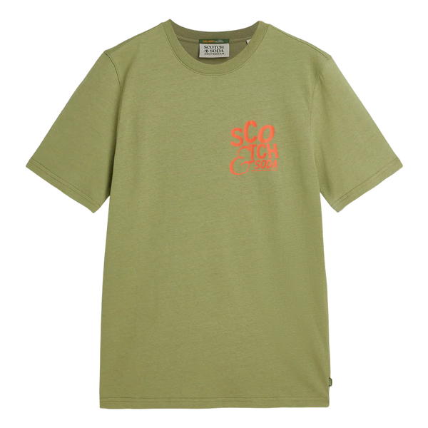 Scotch & Soda Left Chest Artwork Regular Fit T-shirt