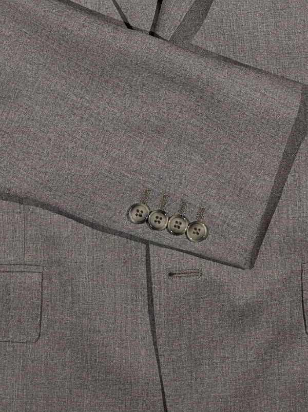 William David Premium Wool Flannel Suit - Taupe