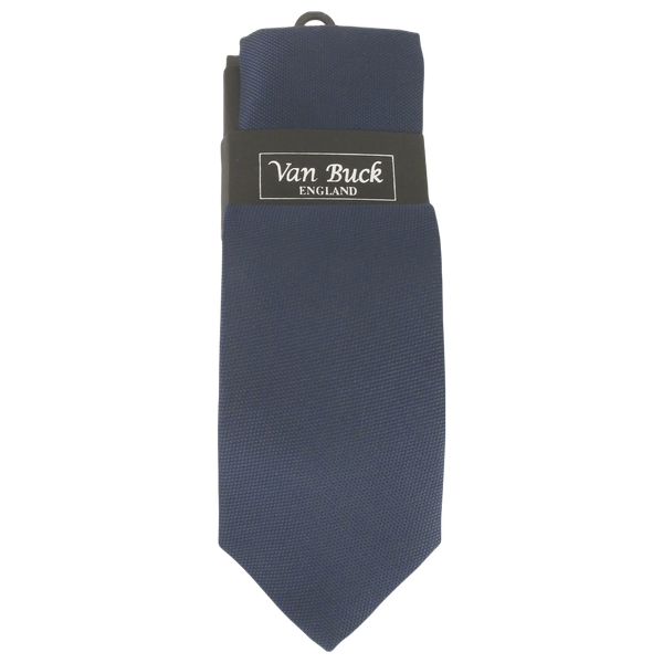 Van Buck Poly Jacquard Extra Long Tie and Hankie Set
