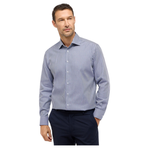 Eterna Long Sleeve Stripe Shirt