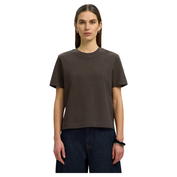 Selected Essential Ss Boxy Tee