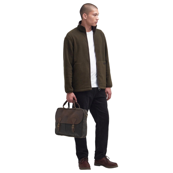 Wax Leather Briefcase