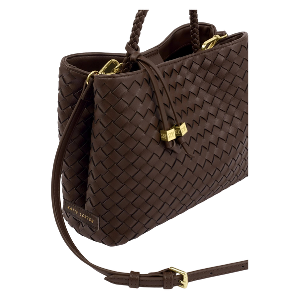 Nova Hand Woven Top Handle Bag