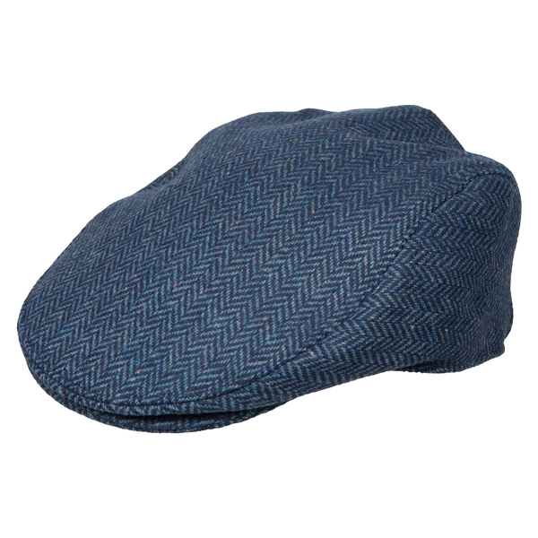 Dents Herringbone Tweed Cap