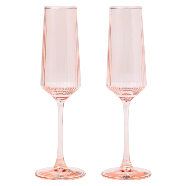 The Luna Champagne Flutes -Set of 2