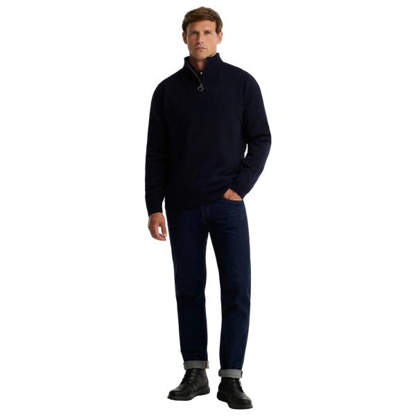 Barbour Nelson Essential Half Zip Knitted Jumper