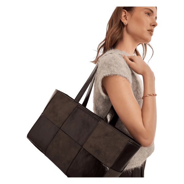 Taya Woven Tote Bag