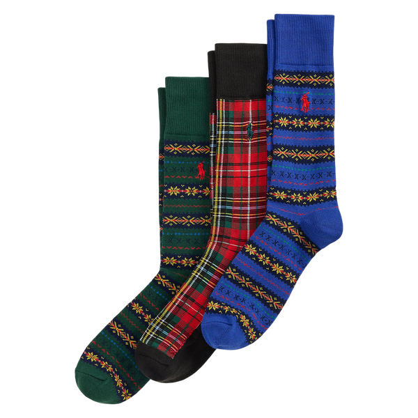 Polo Ralph Lauren Fipb Crew Socks 3 Pack