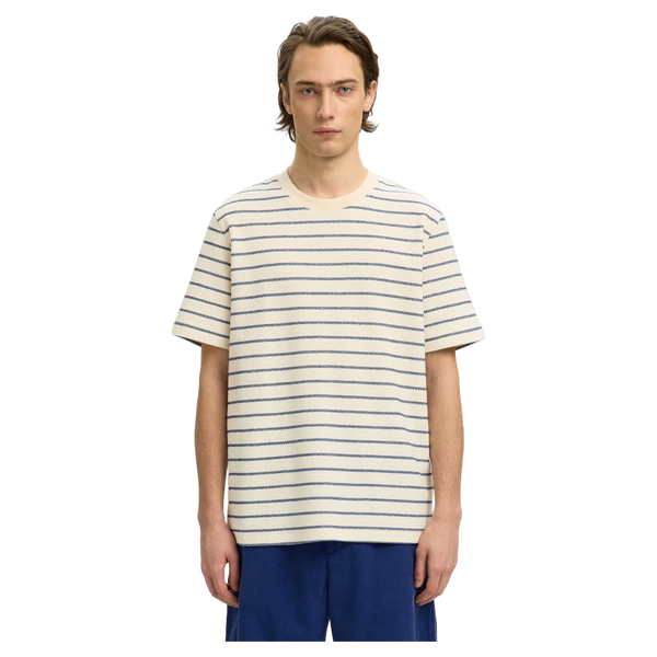 Selected Jango Stripe Short Sleeve O-neck T-shirt