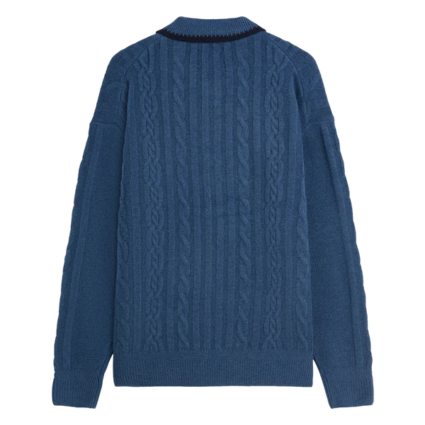 Scotch & Soda Soft Knit Cable Polo