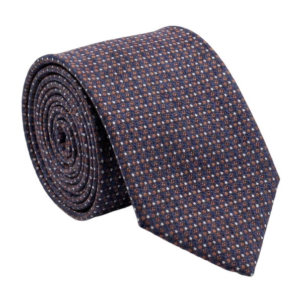 William David Dot Squares Tie