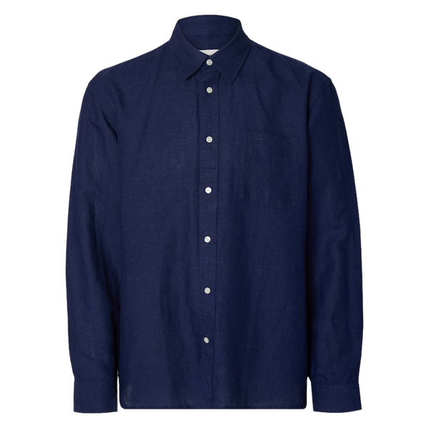 Selected Lyle Hemp Blend Long Sleeve Shirt