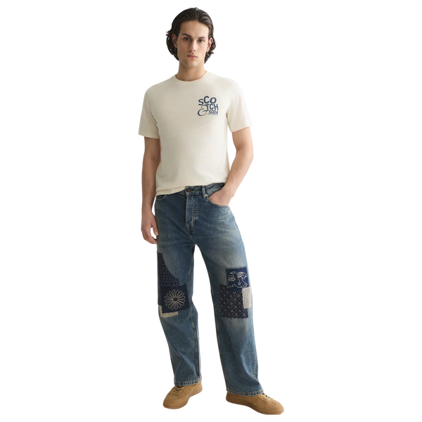 Scotch & Soda Left Chest Artwork Regular Fit T-shirt