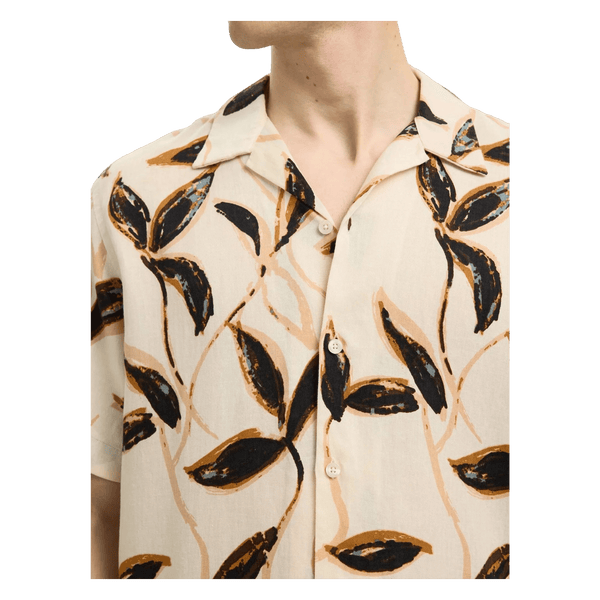 Selected Noa Mix Short Sleeve Resort Shirt