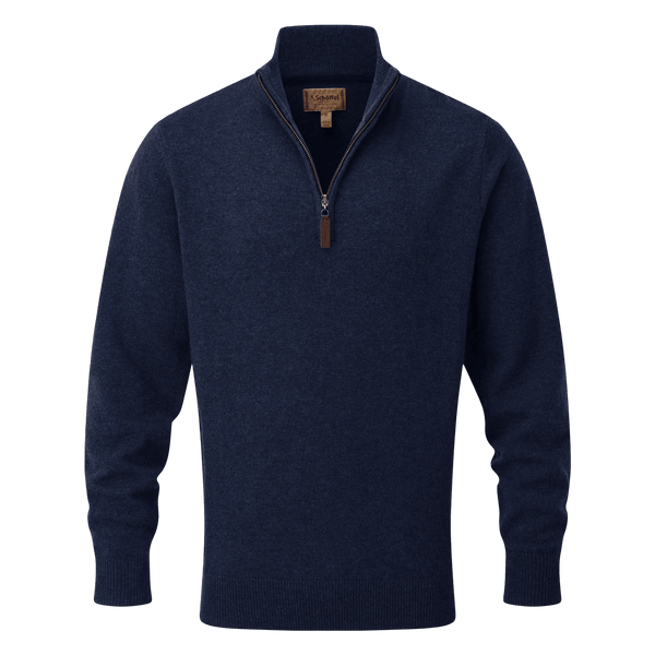 Schoffel Lewis Lambswool 1/4 Zip Jumper