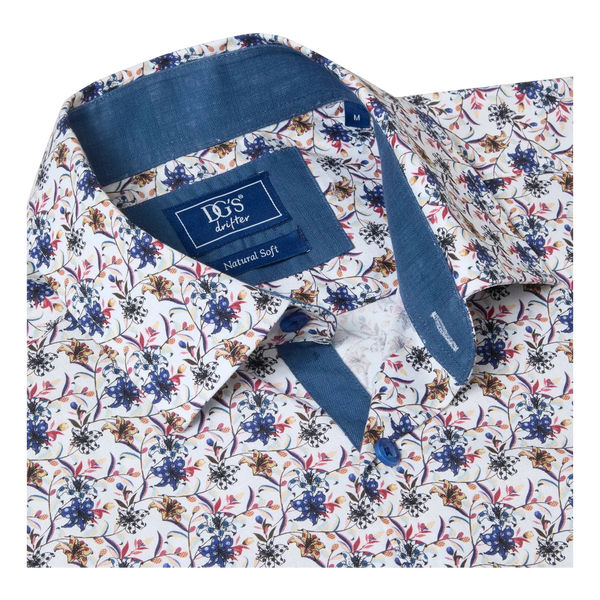 DG's Drifter Giovani Floral Print Short Sleeve Shirt