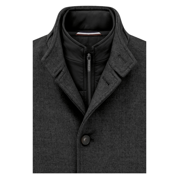 Bugatti Wool Coat With Removable Panel