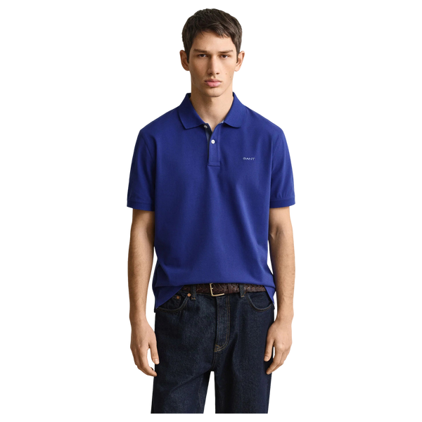 GANT Contrast Piqué Short Sleeve Polo Shirt