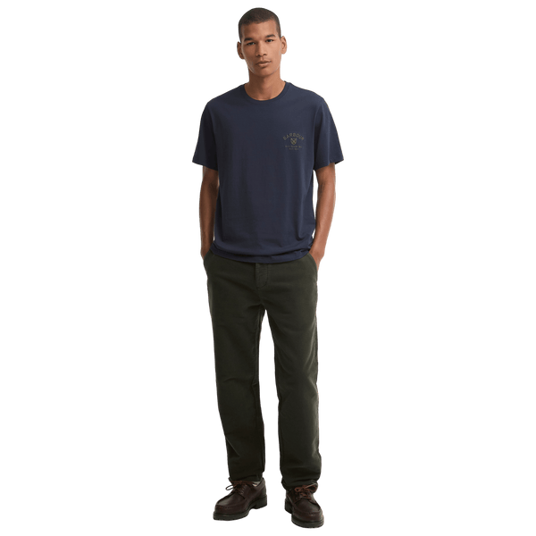 Barbour Tartan Tailored Crest Logo T-shirt