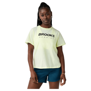 Brooks Graphic Short Sleeve Tee - Luminary/Black