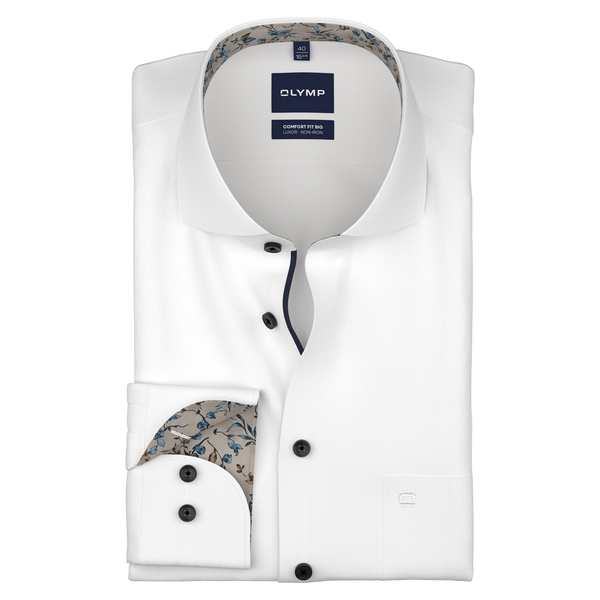 Olymp Contrast Shirt With Trim